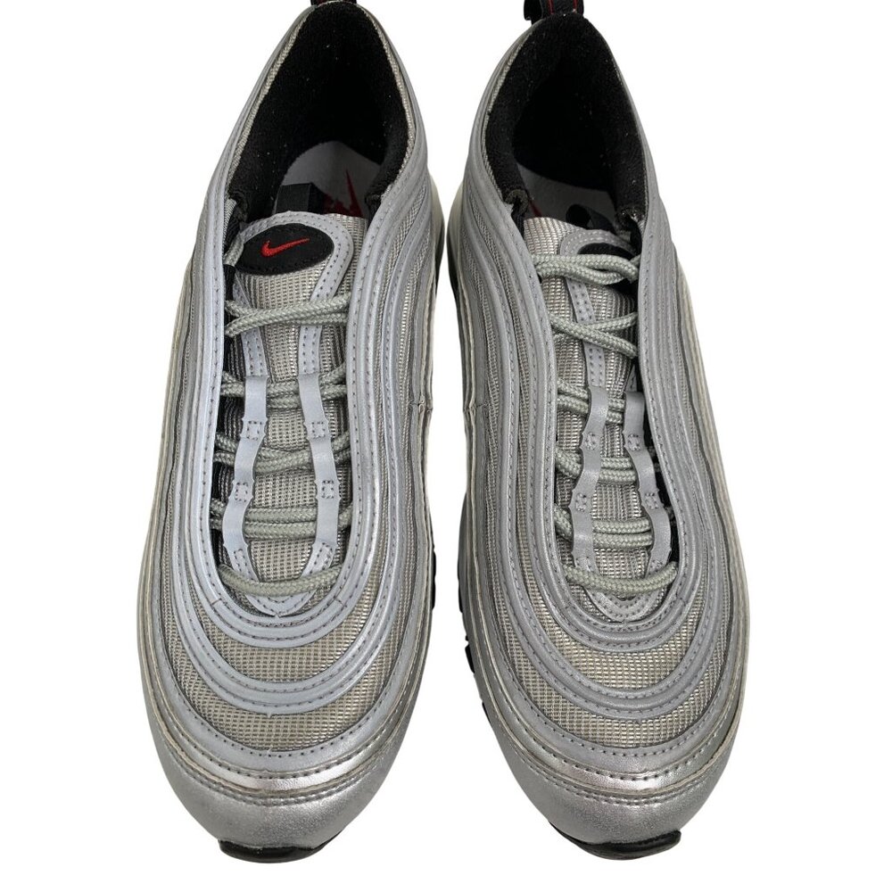 Nike Air Max 97 Silver Bullet Sneakers Youth 6.5Y O10705 EUC 918890-001 Athletic - Picture 8 of 10